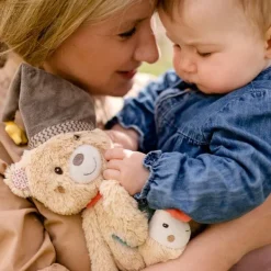 Fehn Activity Knuffelbeer - Bruno - Beige Hot