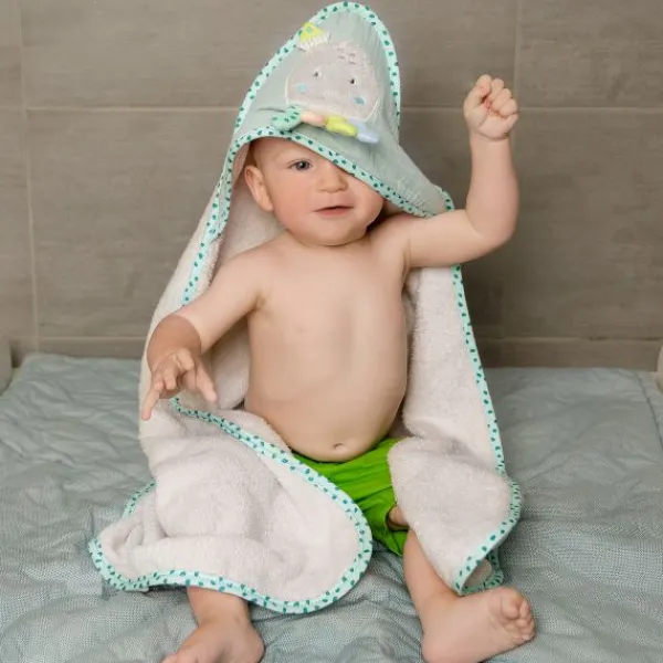 Fehn Badcape met Capuchon - Octopus - 80x80 cm