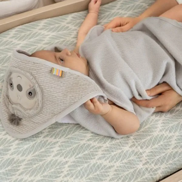 Fehn Badcape met Capuchon - Octopus - 80x80 cm