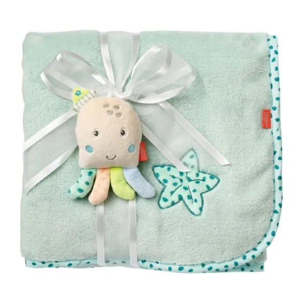 Fehn Cuddleblanket Octopus - 75 x 100 cm Hot