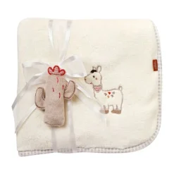 Fehn Cuddleblanket Octopus - 75 x 100 cm Hot