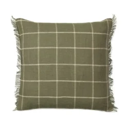 Ferm Living Calm Kussen - Olive / Off-White Best