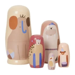 Ferm Living Critter Nesting Dolls New