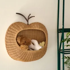 Ferm Living Gevlochten Wandmand Appel - Natural Sale