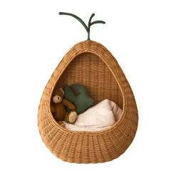 Ferm Living Gevlochten Wandmand Pear - Natural Clearance