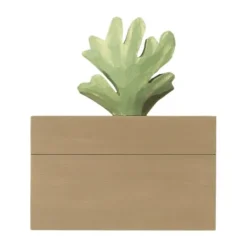 Ferm Living Harbour Box - Coral - Mistletoe/Tan Outlet