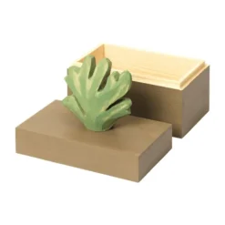 Ferm Living Harbour Box - Coral - Mistletoe/Tan Outlet
