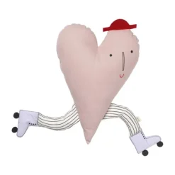 Ferm Living Heart Kussen Dusty Rose Clearance