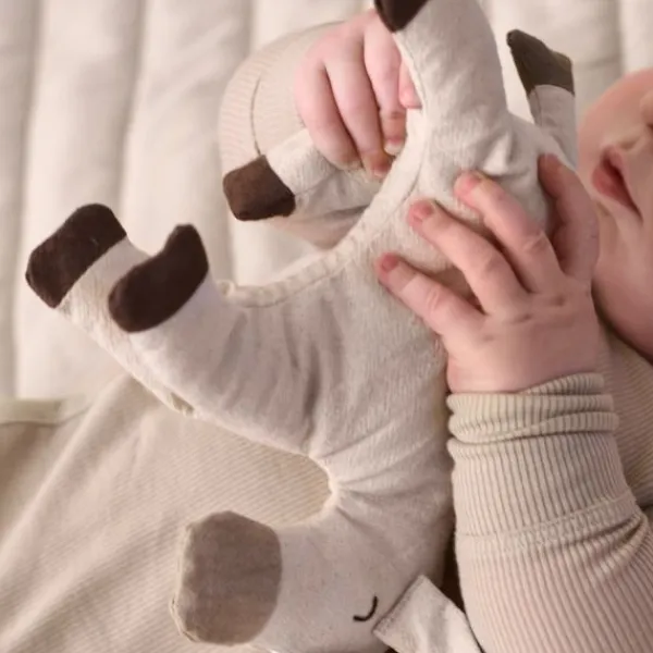 Ferm Living Knuffel Ezen - Undyed/Dark Sand New