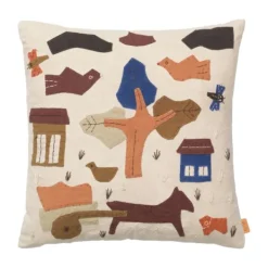Ferm Living Village Kussen - Off-White Outlet