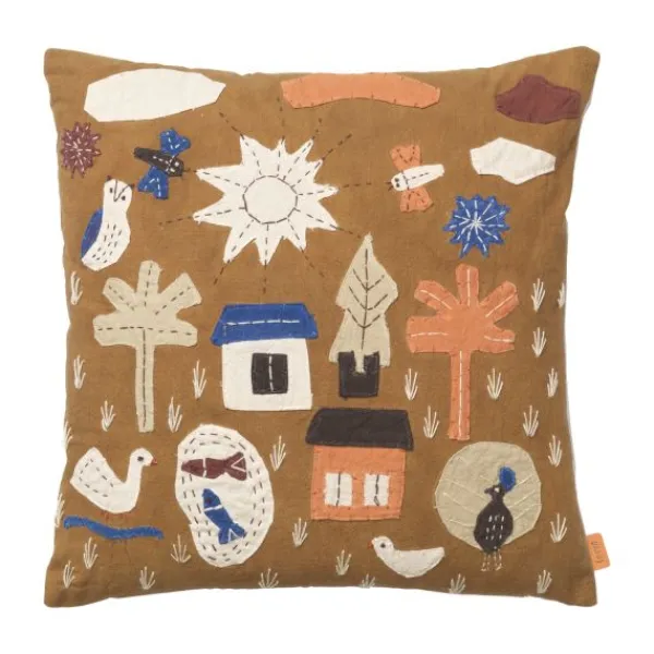 Ferm Living Village Kussen - Off-White Outlet