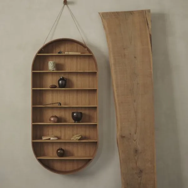 Ferm Living Wandrek Ovaal - Oiled Oak Bruin Best