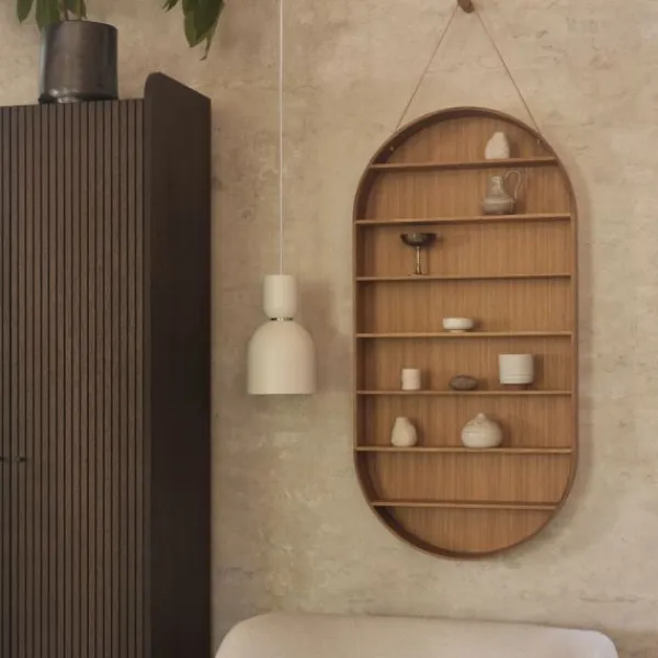 Ferm Living Wandrek Ovaal - Oiled Oak Bruin Best