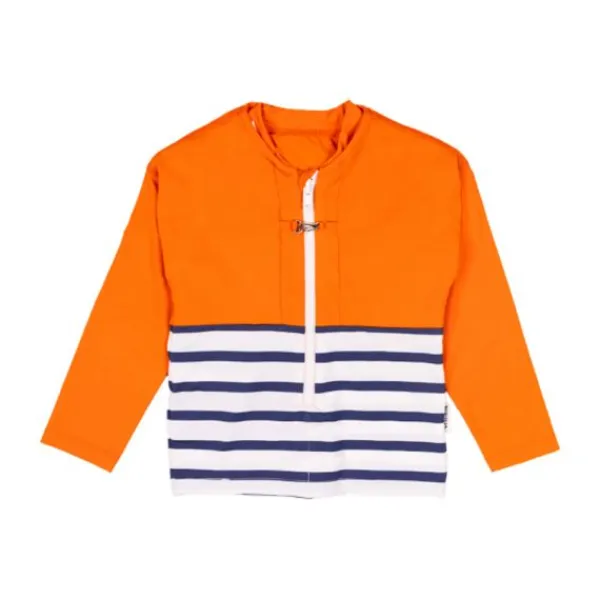 Floatee Anti-Verdrinking T-shirt Lange Mouwen - 2 Jaar - Oranje Best