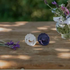 FRIGG Daisy Fopspeen - 6-18 Mnd - 2 Stuks - Latex - Violet Dream / Lilac Outlet