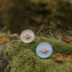 FRIGG Little Viking Fopspeen - 0-6 Mnd - 2 stuks - Powder Blue/Cream Clearance