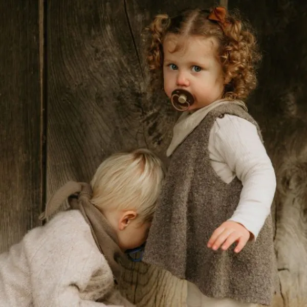 FRIGG Little Viking Fopspeen - 6-18 Mnd - 2 stuks - Cocoa/Olive Hot