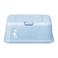 Funkybox Billendoekjes Dispenser - Seahorse - Vintage Blue New