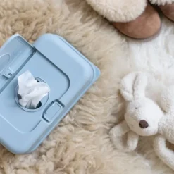 Funkybox Billendoekjes Dispenser - Seahorse - Vintage Blue New