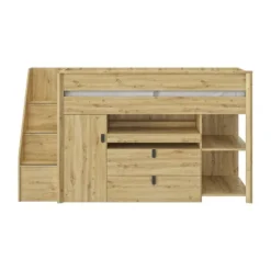 Gami Alika Combibed - 90x200 cm - Ambachtelijk Eikenhout Best