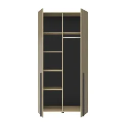 Gami Nael Kledingkast - Rookwood Eik - 2-Deurs Hot