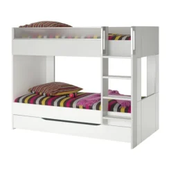 Gautier Dimix Stapelbed 90 x 200 cm - Wit/Grijs Best