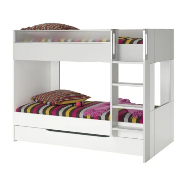 Gautier Dimix Stapelbed 90 x 200 cm - Wit/Grijs Best