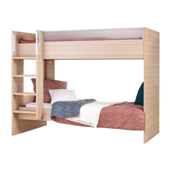 Gautier Dimix Stapelbed 90 x 200 cm - Wit/Grijs Best