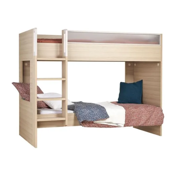 Gautier Dimix Stapelbed 90 x 200 cm - Wit/Grijs Best