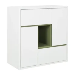 Gautier Holi Opbergmeubel - Wit/Eik Sale