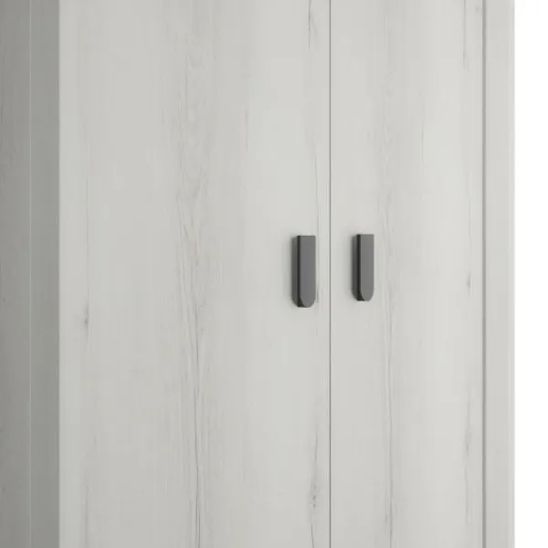 Gautier Kledingkast 2 Deurs - Gebleekte Helvezia Eik Best