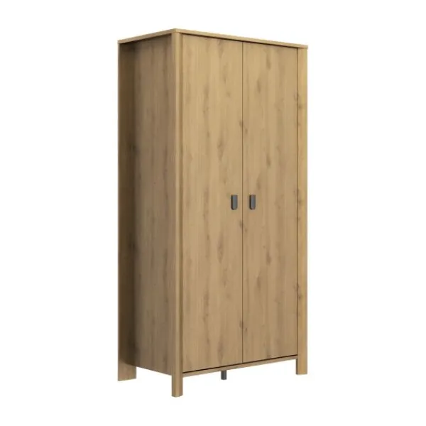 Gautier Kledingkast 2 Deurs - Gebleekte Helvezia Eik Best
