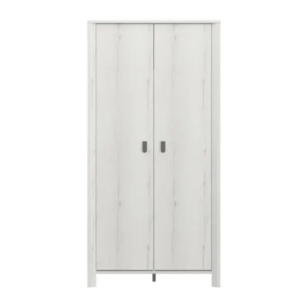 Gautier Kledingkast 2 Deurs - Gebleekte Helvezia Eik Best