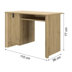 Gautier Lugano Bureau 1 Deur - Artisan Eiken Clearance