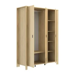 Gautier Lugano Kast 3 Deuren - Artisan Eiken Sale