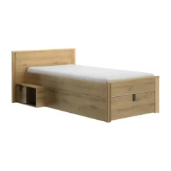 Gautier Lugano Laag Compact Bed - 90x200 cm - Artisan Eiken Hot