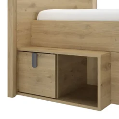 Gautier Lugano Laag Compact Bed - 90x200 cm - Artisan Eiken Sale