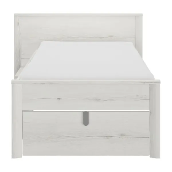 Gautier Lugano Laag Compact Bed - 90x200 cm - Artisan Eiken Sale