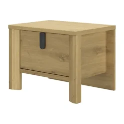 Gautier Lugano Nachtkastje 1 Lade - Artisan Eiken Discount