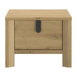 Gautier Lugano Nachtkastje 1 Lade - Artisan Eiken Discount