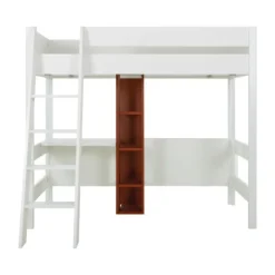 Gautier Mezzanine Tiny Bed - 90 x 200 cm - Wit/Eik Sale