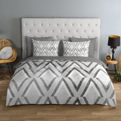 Good Morning Alice Dekbedovertrek - Grey - 200 x 220 cm Hot