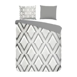 Good Morning Alice Dekbedovertrek - Grey - 200 x 220 cm Hot