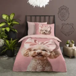 Good Morning Kinderdekbedovertrek - Roxy - 140x200/220 cm - Pink Outlet