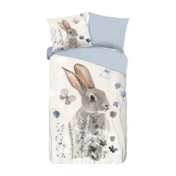 Good Morning Ravi Dekbedovertrek - 140 x 220 cm - Off-White Outlet