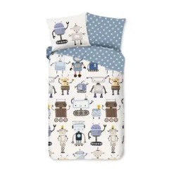 Good Morning Robo Dekbedovertrek - 140 x 220 cm Clearance