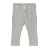Gray Label Baby Leggings - GOTS - Grey Melange/Cream - 0-3M Outlet