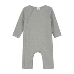 Gray Label Babypakje met Drukknopen - GOTS - Grey Melange - 0-3M Best