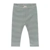 Gray Label Legging - Blue Grey / Cream - 0-3 Mnd Best