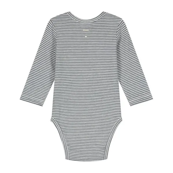 Gray Label Romper - Maat 0-3 Mnd - Blue Grey/Cream Blauw Hot